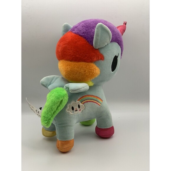 Aurora Tokidoki Unicorno Rare 11” Pixie Plush Stuffed MLP Rainbow Dash Pegasus - Picture 2 of 7